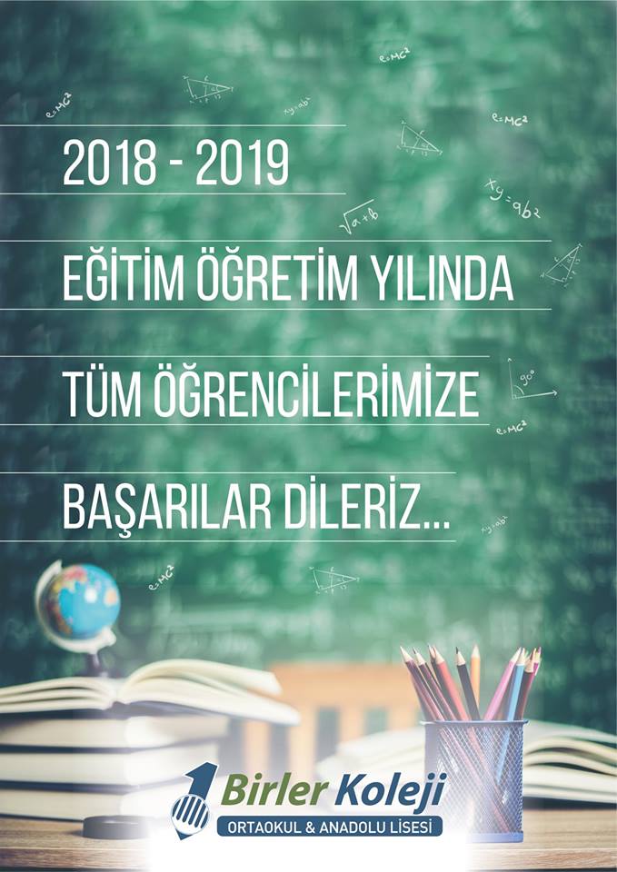 2018-2019 Eğitim-öğretim sezonu hayırlı olsun.